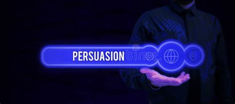 Persuasion Word Cloud Hand Writing Concept Stock Photo Image Of