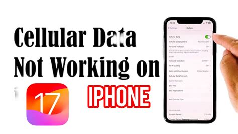 How To Fix Cellular Data Not Working On Iphone Ios 17 3 Update Iphone