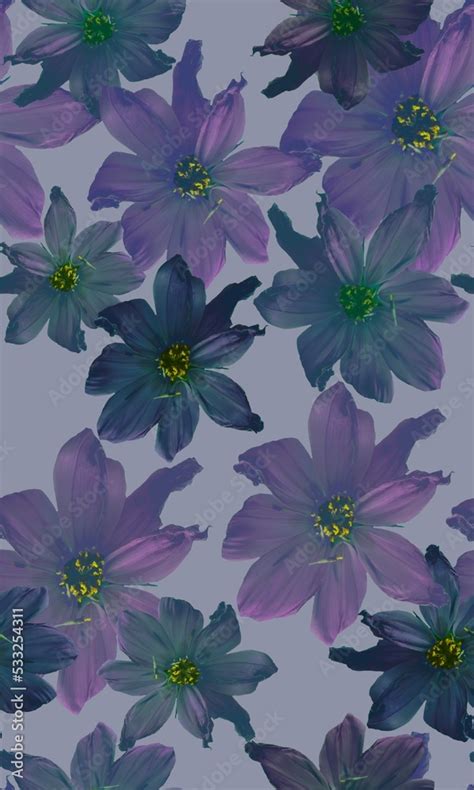 Seamless floral pattern for wallpaper and textile Printing. Stock ...