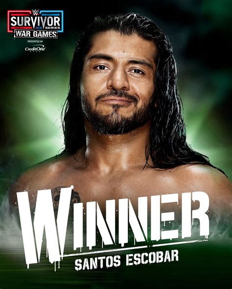 Winner Santos Escobar WWE Survivor Series WarGames 2023 WWE Photo