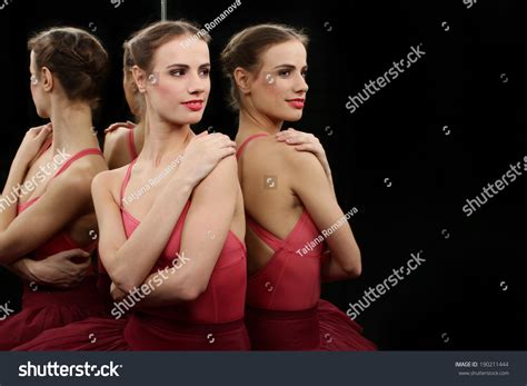 Naked Ballerina Dancer Looking Mirror Stock Photo Shutterstock