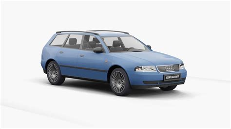 Audi A4 B5 1996 Station Wagon - 3D Model by Igor Shmidt