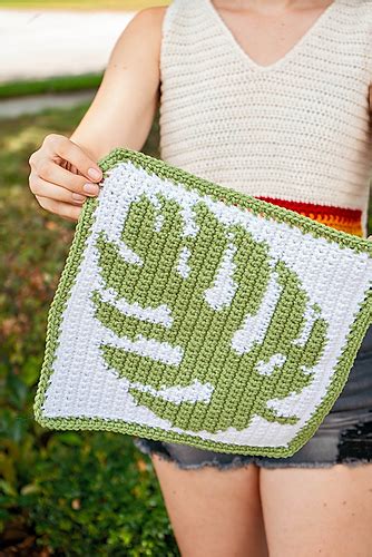 Ravelry Monstera Crochet Square Pattern By Briana K Designs