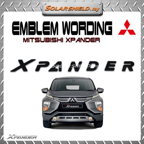 Mitsubishi Xpander Car Logo Emblem Mitsubishi Bonet Logo Wording