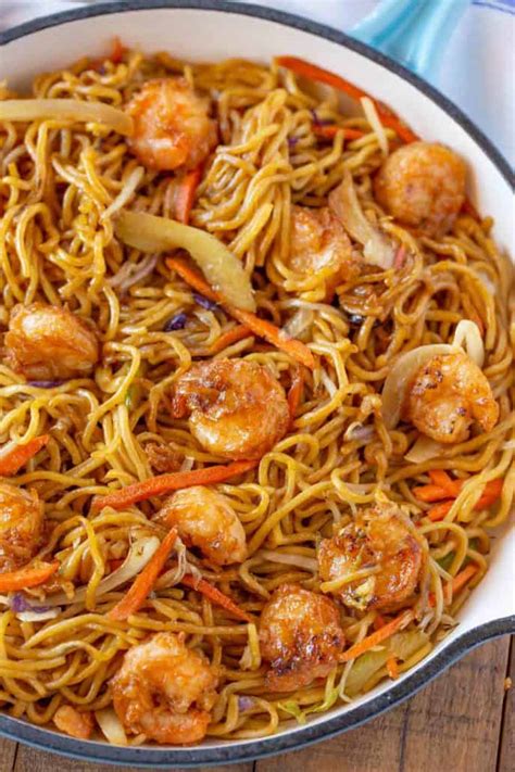 Shrimp Chow Mein Recipe Video Dinner Then Dessert