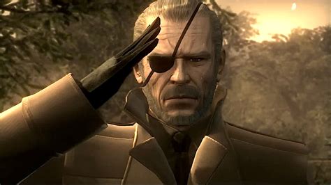 Metl Gear Solid 4 Old Big Boss Salute Youtube