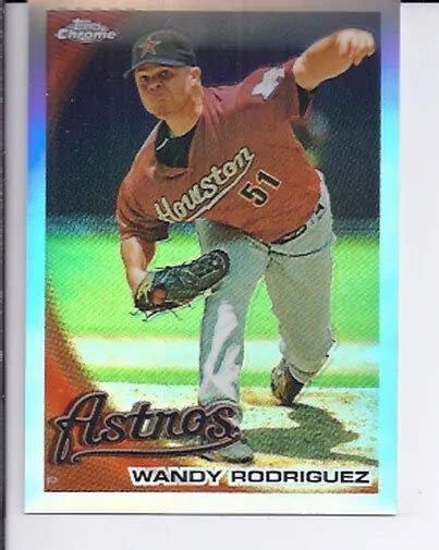 CARTE DE BASEBALL 2010 Topps Chrome réfractors Houston Astros 91 Wandy