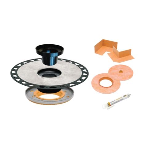 Schluter-KERDI-DRAIN-A Adapter Flange Kit 5-1/4 in. ABS (10/pack) - ShagTools