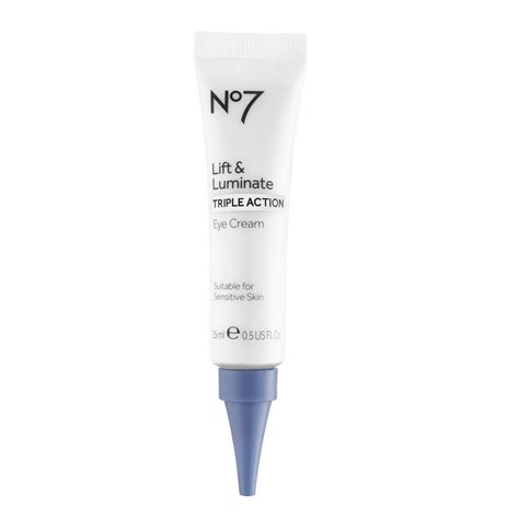 No7 Lift And Luminate Triple Action Eye Cream 05 Fl Oz