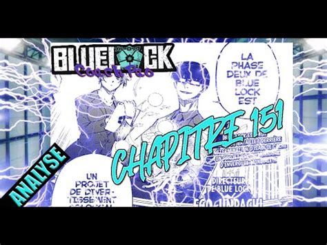 Blue Lock Chapitre La Phase De Blue Lock Commence Un