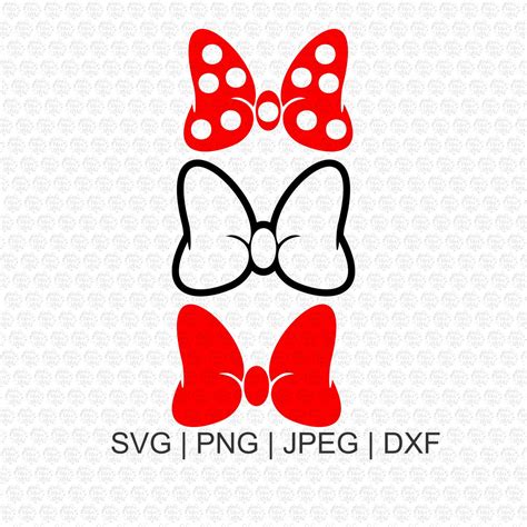 Minnie Mouse Bow Svg Minnie Head Svg Download Files Svg Files