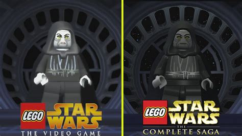 Lego Star Wars The Original Trilogy Vs The Complete Saga Graphics Comparison Youtube