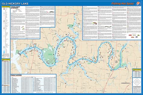 Old Hickory Lake Topographic Map - Map