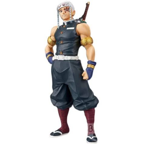 Tueur de démons 19cm dessin animé Uzui Tengen debout Figurine d