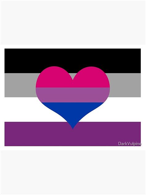 Asexual Biromantic Pride Flag Art Board Print For Sale By Darkvulpine