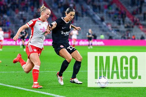 v li Lea Schüller FC Bayern München FCB 11 Sara Doorsoun SGE 23 in