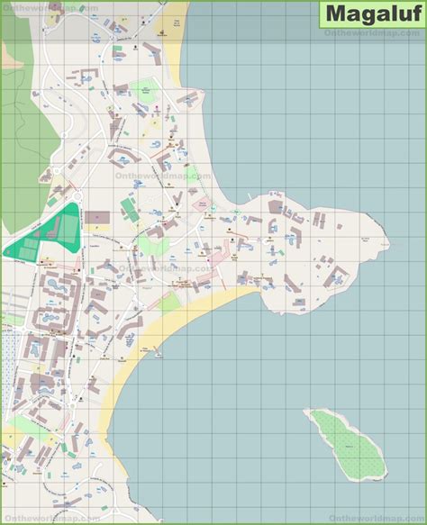 Large detailed map of Magaluf - Ontheworldmap.com