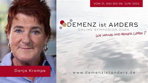 Danja Krampe Beim DEMENZ IST ANDERS Onlinesymposium Trailer YouTube