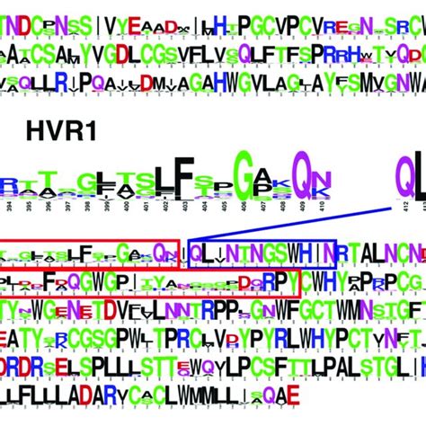 Amino Acid Sequence Variability Of HCV Envelope Glycoproteins E1 And