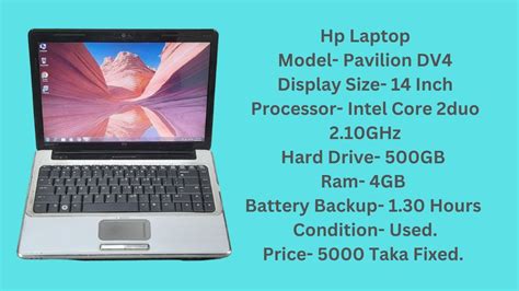 Hp Core 2duo Used Laptop 500gb Hhd 4gb Ram Youtube