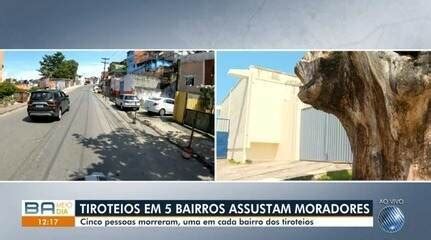 Tiroteios Mortes Moradores Assustados E Refor O Policial Salvador