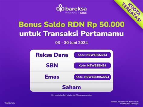 Selamat Ini Pemenang Promo Transaksi Pertama Reksadana Juni