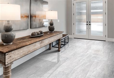 Nepal Gray Polished Porcelain Tile | Floor and Decor