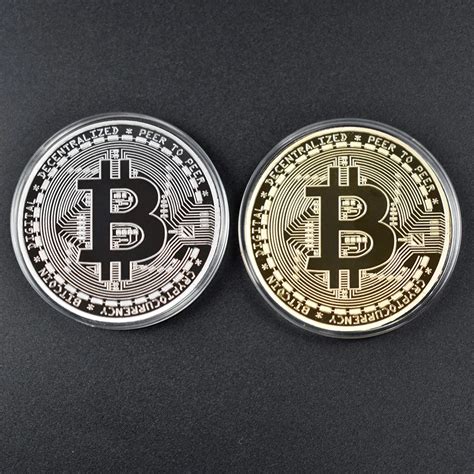 Moneda De Bitcoin Chapada En Oro Bitcoin Btc Bit Bitcoin Art