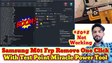 Samsung M Frp Unlock With Test Point By Miracle Power Tool