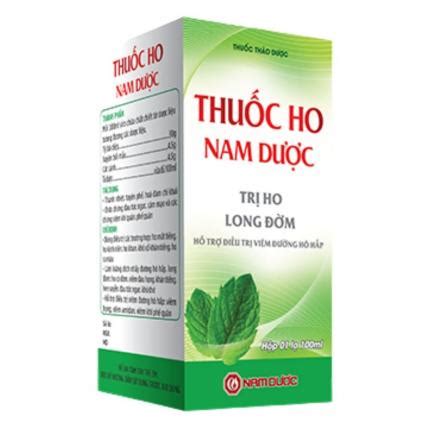 Thuốc ho Nam Dược - Trị ho, long đờm - Pharmart.vn