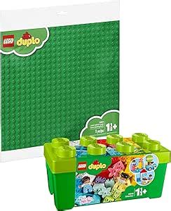 Lego Duplo 2er Set 10913 Steinebox 2304 Große Bauplatte grün