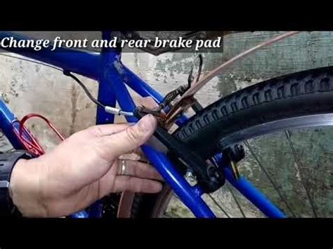 How To Change Bicycle Front And Rear Brake Pads Paano Magpalit Ng