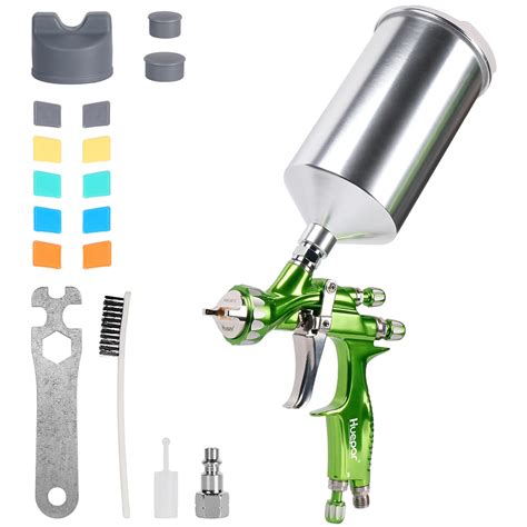 Buy Huepar Hvlp Gravity Feed Air Spray With 1 3mm Stainless Steel Nozzle 14cfm Professional