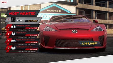 Need For Speed™ Most Wanted Lexus Lfa Youtube