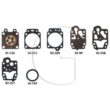 Kit Membranes De Carburateur Compatible Avec Walbro D Wyj