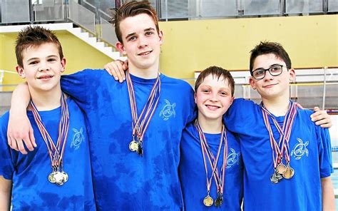 Douarnenez Natation Pluie de médailles au natathlon Le Télégramme