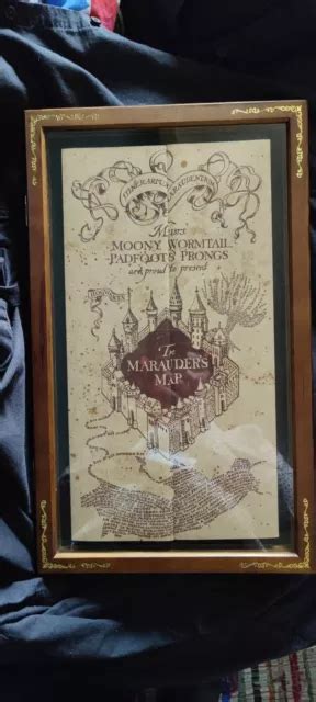 HARRY POTTER OFFICIAL Marauders Map Display Case RRP 68 Total Fab