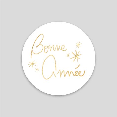 Stickers Voeux Personnalisable Souhait Festif Popcarte