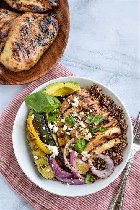 Meal Prep Grilled Chicken Grain Bowls Seasonal Cravings