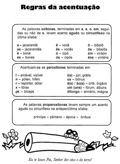 Agora Entendi - Português: +10 ATIVIDADES DE ACENTUAÇÃO 4º ANO
