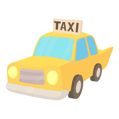 Icono De Taxi Estilo De Dibujos Animados Png Dibujos Im Genes