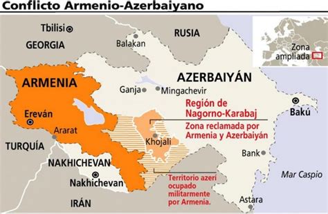 Guerra entre Azerbaiyán y Armenia por el pequeño territorio de Nargorno