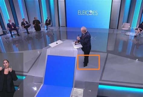 É falso que Lula usava tornozeleira eletrônica no debate da Globo