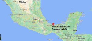 Dónde está Nanchital de Lázaro Cárdenas del Río Mexico Mapa Nanchital