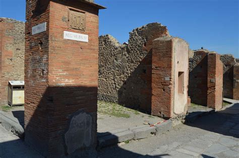 Via Degli Augustali At Corner Of Junction With Via Del Foro On Left