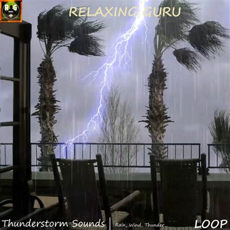 Stream Loud Thunderstorm Sounds with Rain, Fierce Wind, Heavy Thunder ...