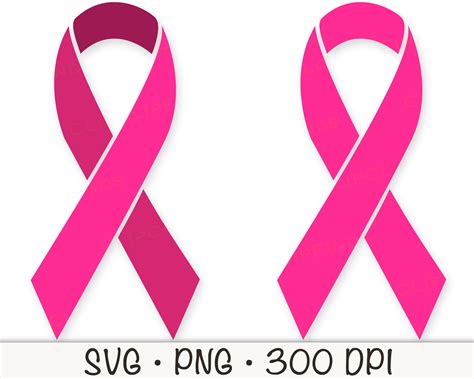 Pink Cancer Ribbon Logo