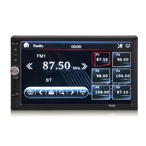 7012B 7 Inch Touchscreen 2 DIN HD Car Radio MP5 Stereo Player With