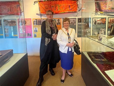 Mayor of Walsall visits Leather Museum to mark Black History Month ...