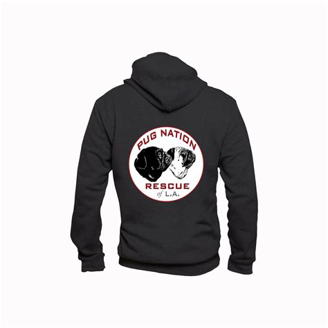 Hoodie Sweatshirt: Gray – Pug Nation